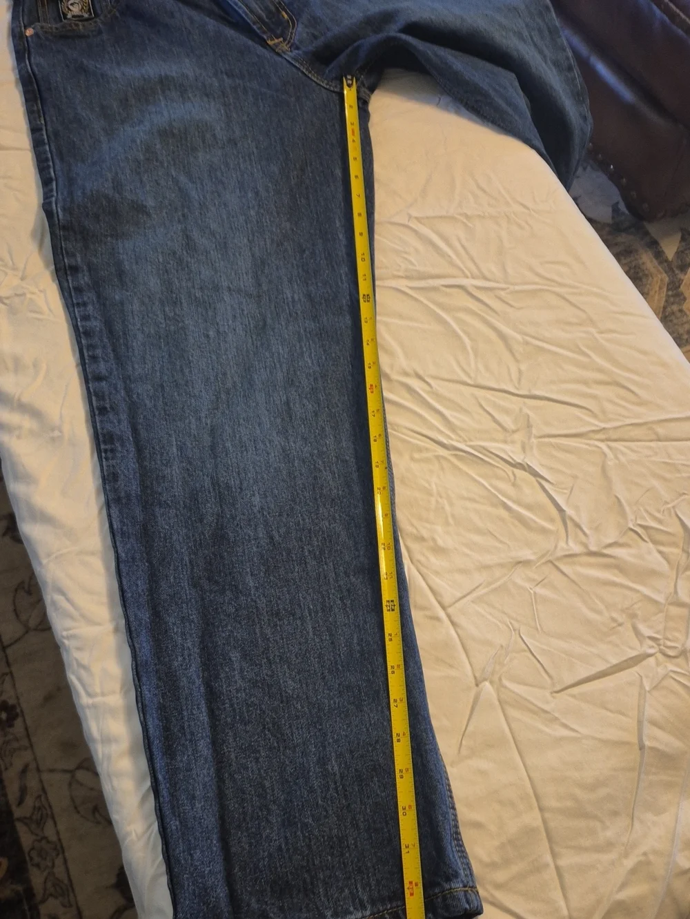 Cinch Jeans  Black Patch.relaxed Fit. 34